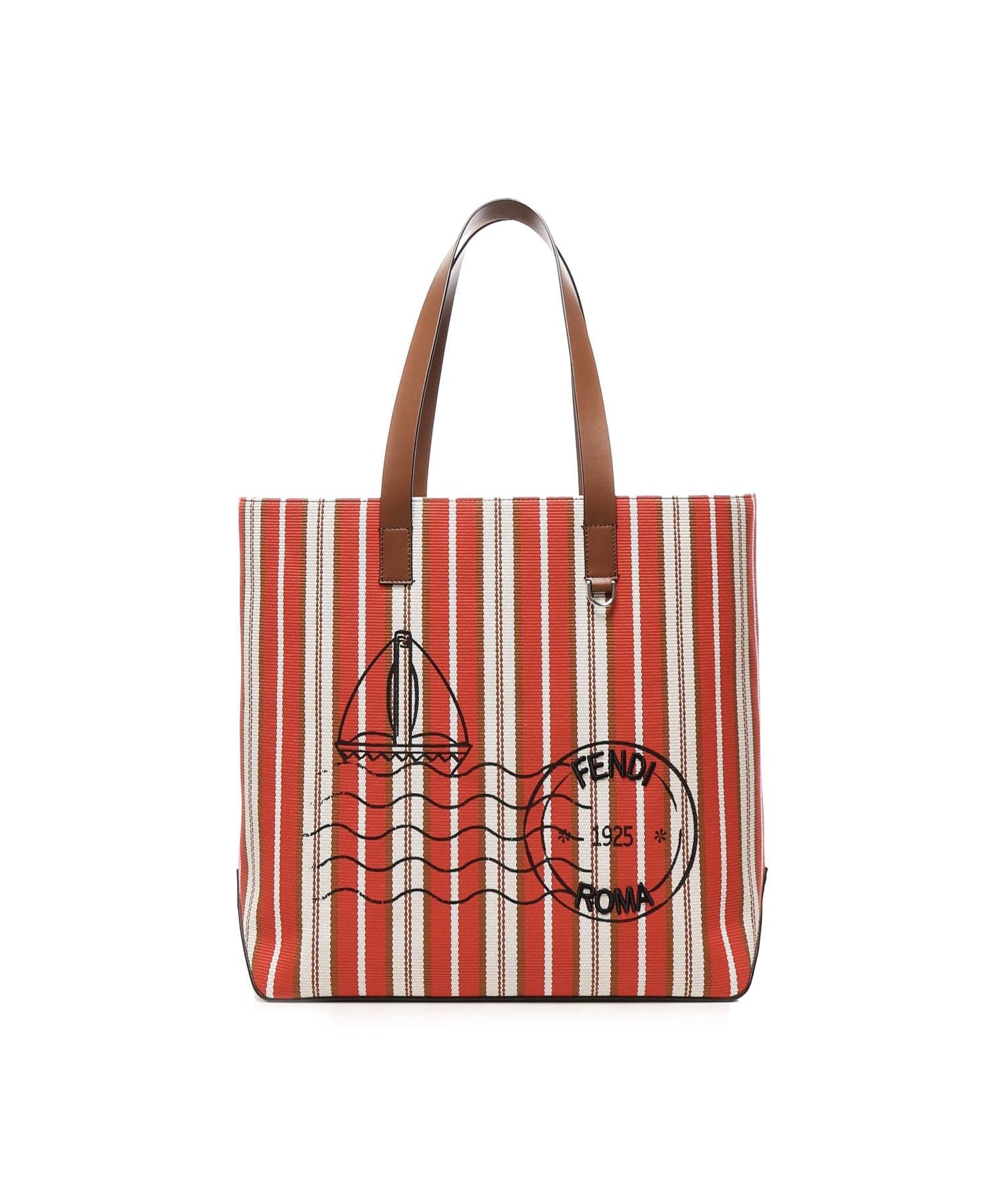 Shopping Bag Medium a righe 7VA657 AUGUF1SCQ FENDI 