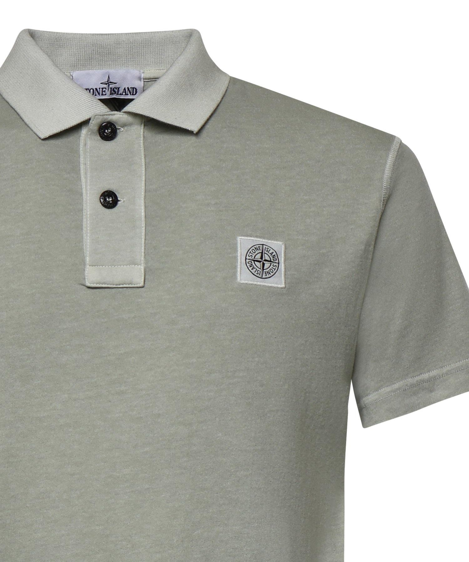 Polo con patch Compass in jersey L1S152200013 S0057V0155 STONE ISLAND 
