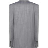 Giacca monopetto con motivo gessato 650139 3GR6501202 STELLA McCARTNEY 