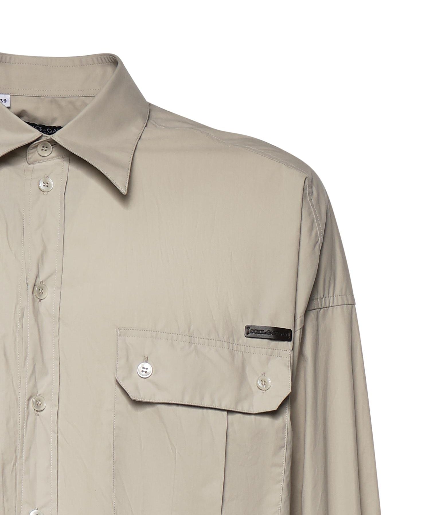 Camicia in popeline G5MD3T GI281S9000 DOLCE & GABBANA 