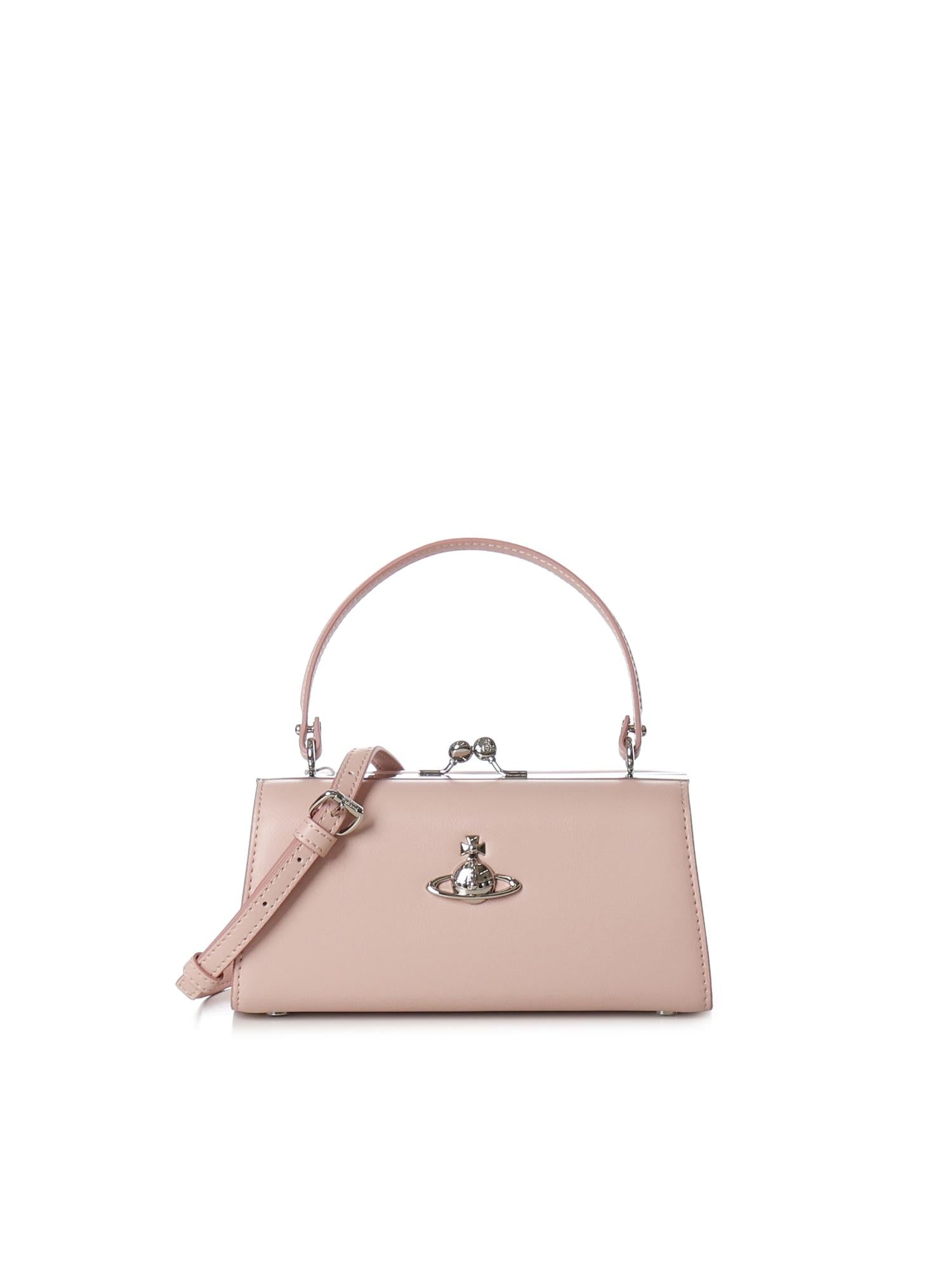 Borsa Doll XL Frame Purse con logo 4B01000QW S0026G405 VIVIENNE WESTWOOD 