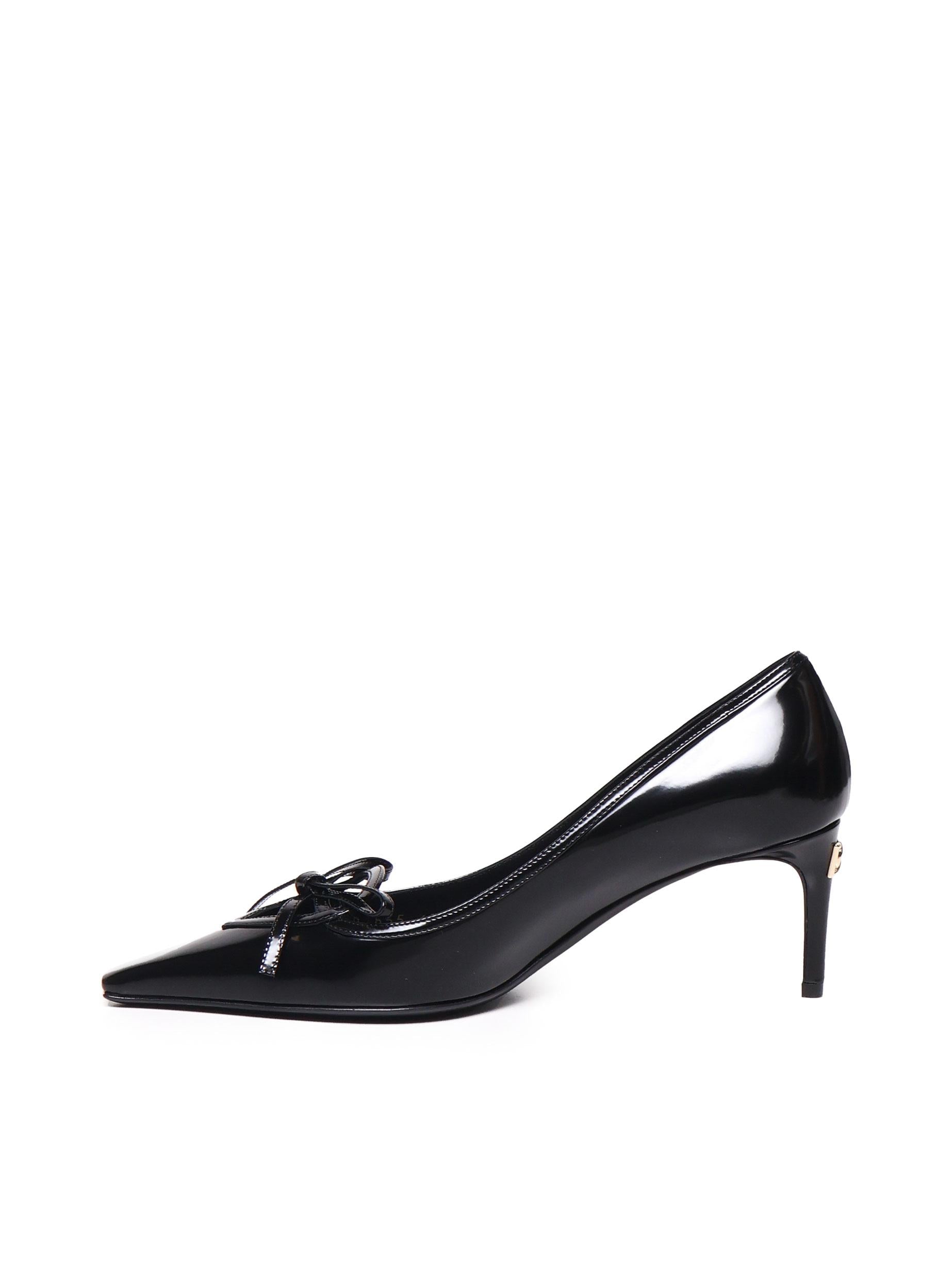 Décolleté in pelle di vitello lucida CD1855 A103780999 DOLCE & GABBANA 