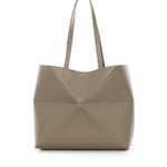 Borsa Tote Puzzle Fold media in pelle di vitello A779PEWX04 5541 LOEWE 