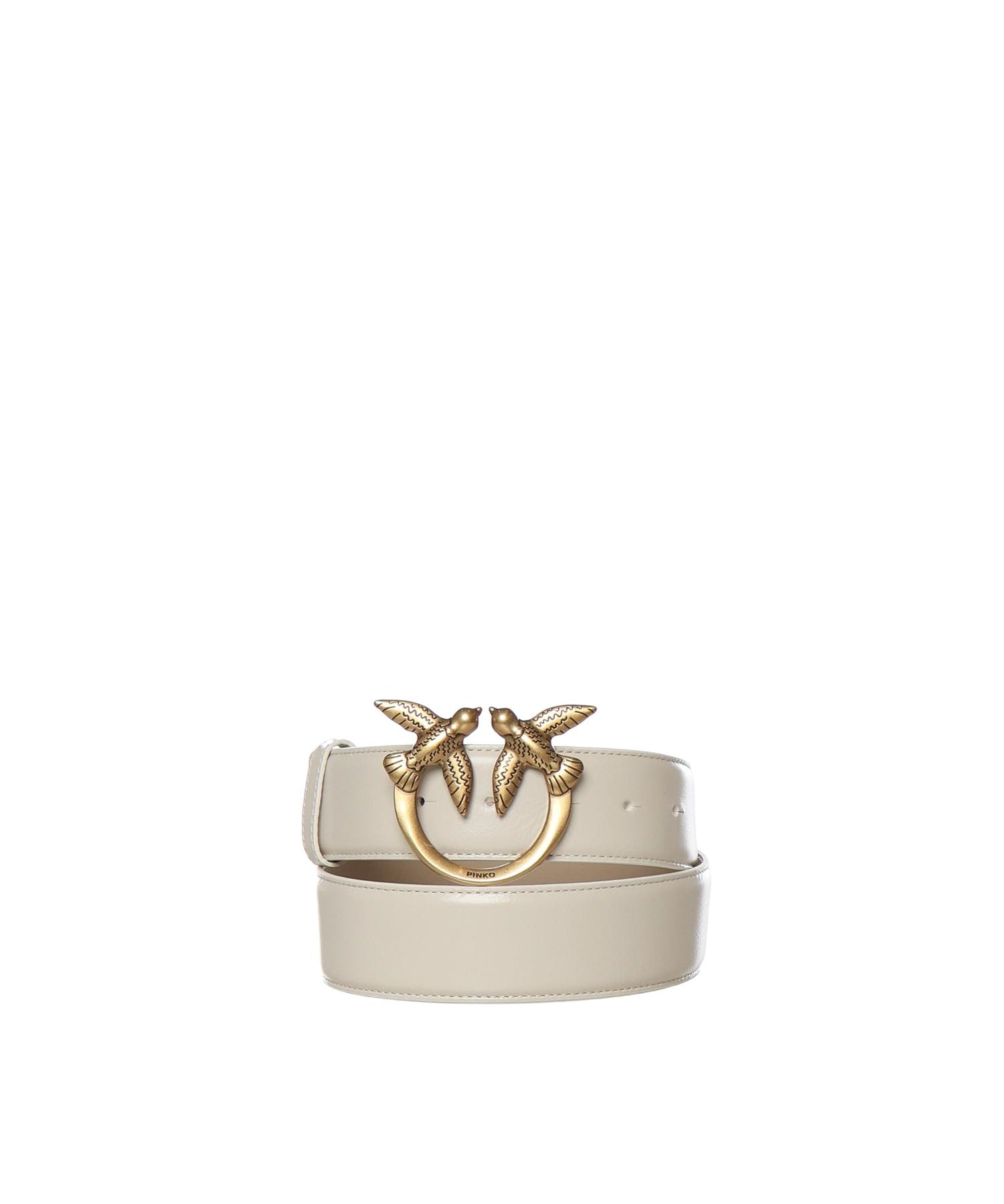Cintura in pelle con logo 100120 A31JYB4Q PINKO 