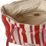 Borsa shopping con logo 73BS9MV02R ILENEROSSO/MULTICOLOR V° 73 