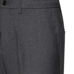Pantaloni in lana vergine DOMINIQUE WMLGRIGIO SCURO MELANGE BEABLE 