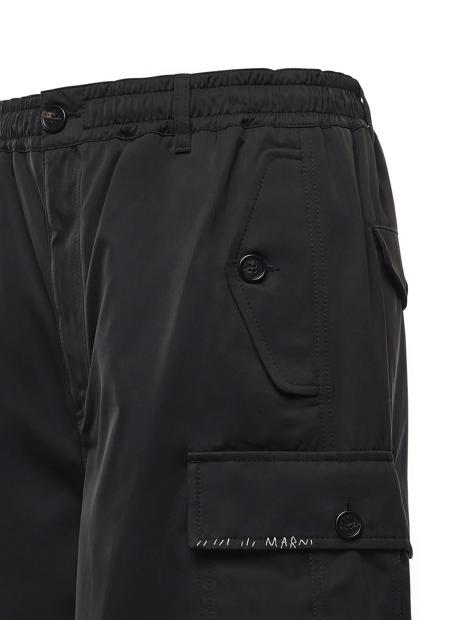 Pantaloni cargo in taffetà idrorepellente PUMU0247S0 UTP78900N99 MARNI 