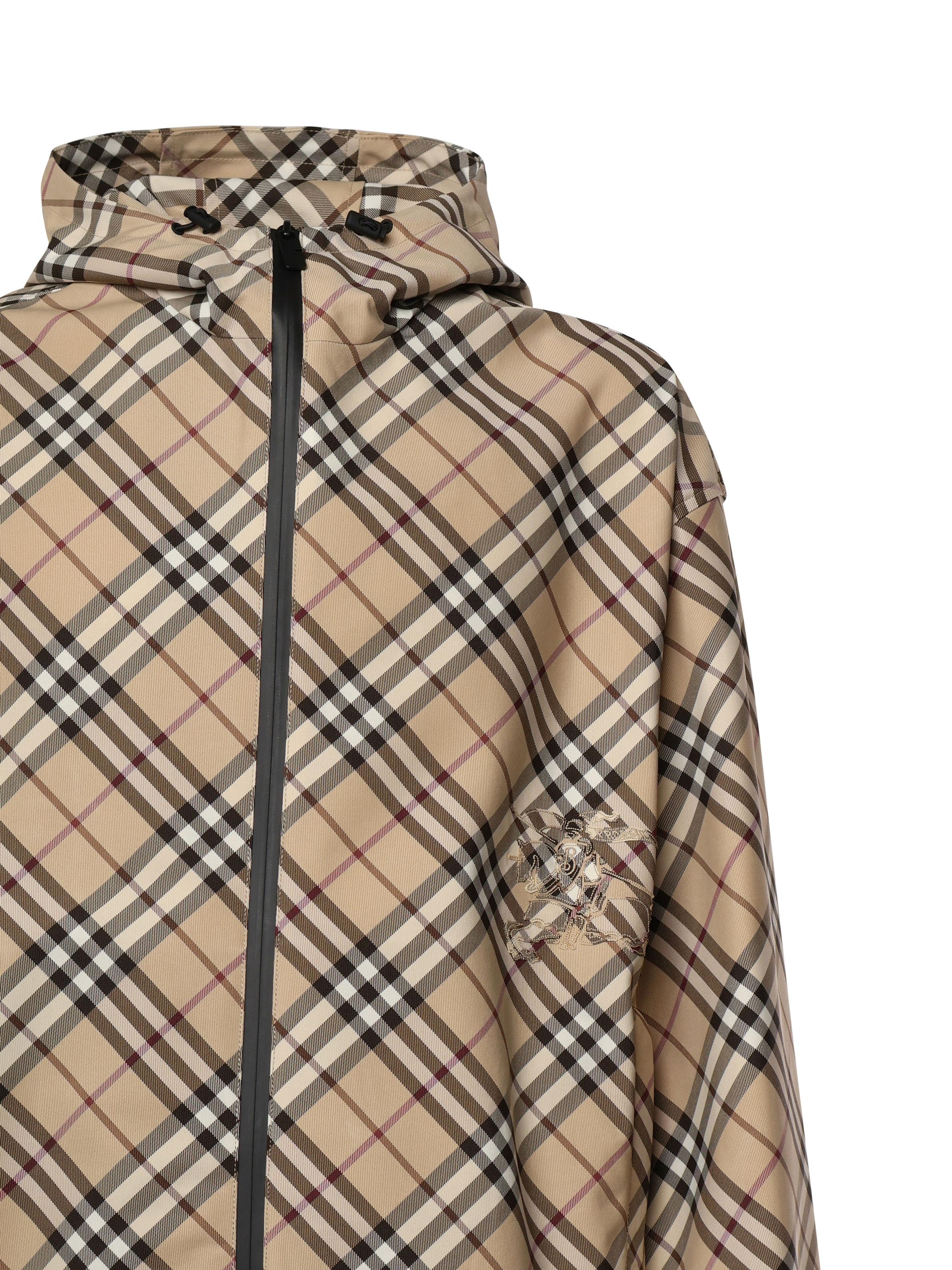 Giacca in twill Check 8101493 A5686 BURBERRY 