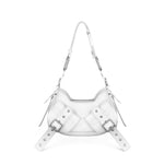 Borsa a spalla Y2K.002 FBBP70002 -BIANCO/NIKEL BIASIA 