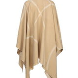 Mantella in lana con logo 2526546037600 002 MM Max Mara 