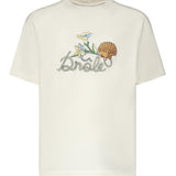 T-shirt Drôle Shell in cotone<BR/> KTS303CO248 OW Drôle de Monsieur 