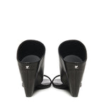 Mules in pelle con zeppa 225SSD037AG0030 9999 COURREGES 