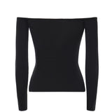 Top Odessa in maglia a coste 25041262 BLACK CHRISTOPHER ESBER 