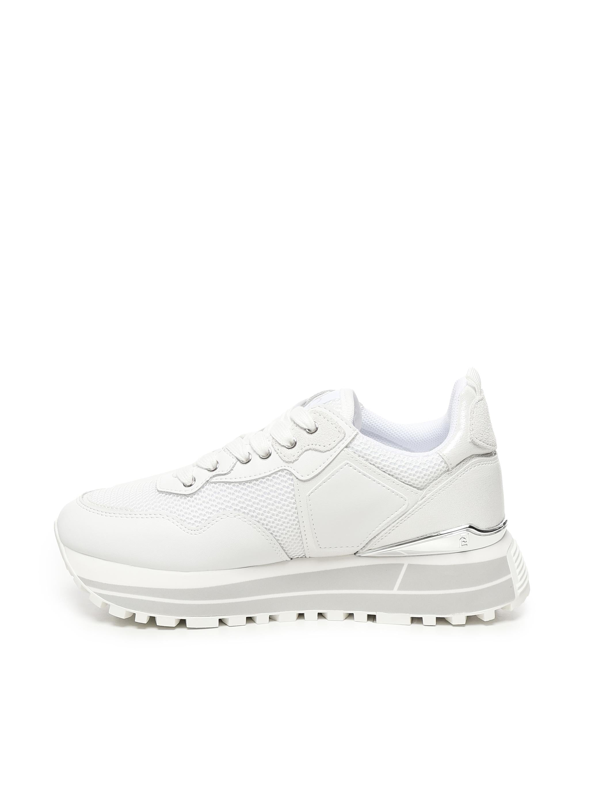 Sneakers platform in pelle e mesh BA5013PX60201111  LIU JO 