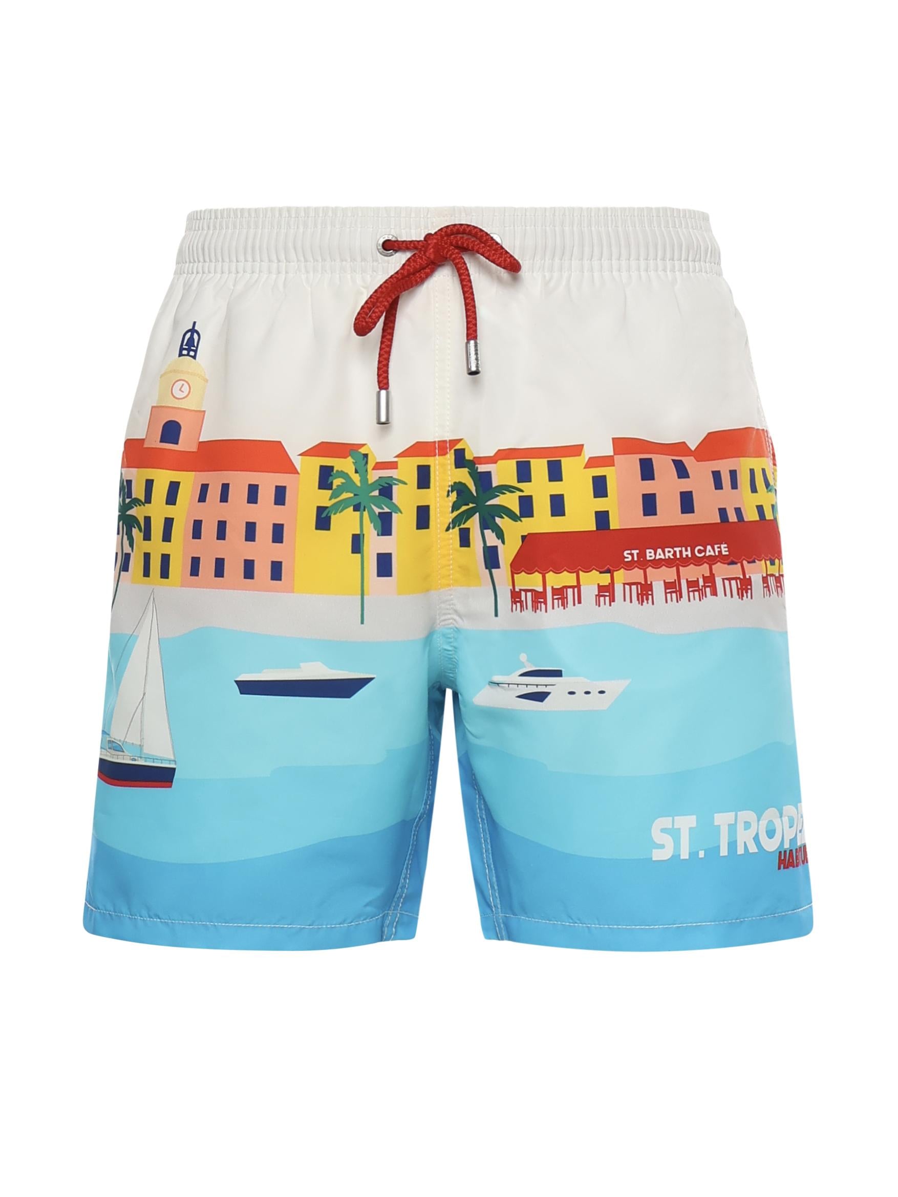 Costume da bagno con stampa GUS0009 01079L MC2 SAINT BARTH 