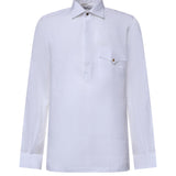 Camicia Rits in lino RITS BIANCO GALIANO 