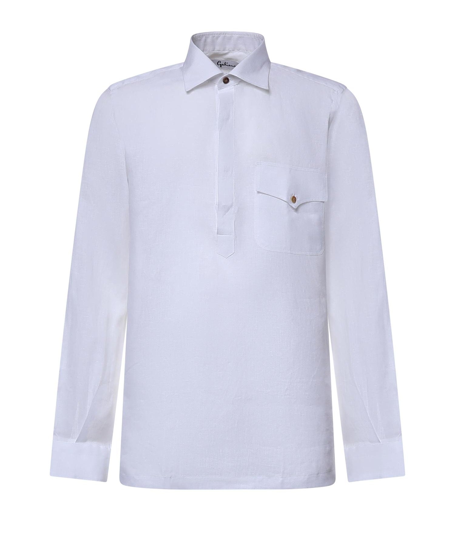 Camicia Rits in lino RITS BIANCO GALIANO 