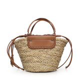 Mini bag Vanna con logo 73BS9N202 VANNACUOIO/NATURALE V° 73 