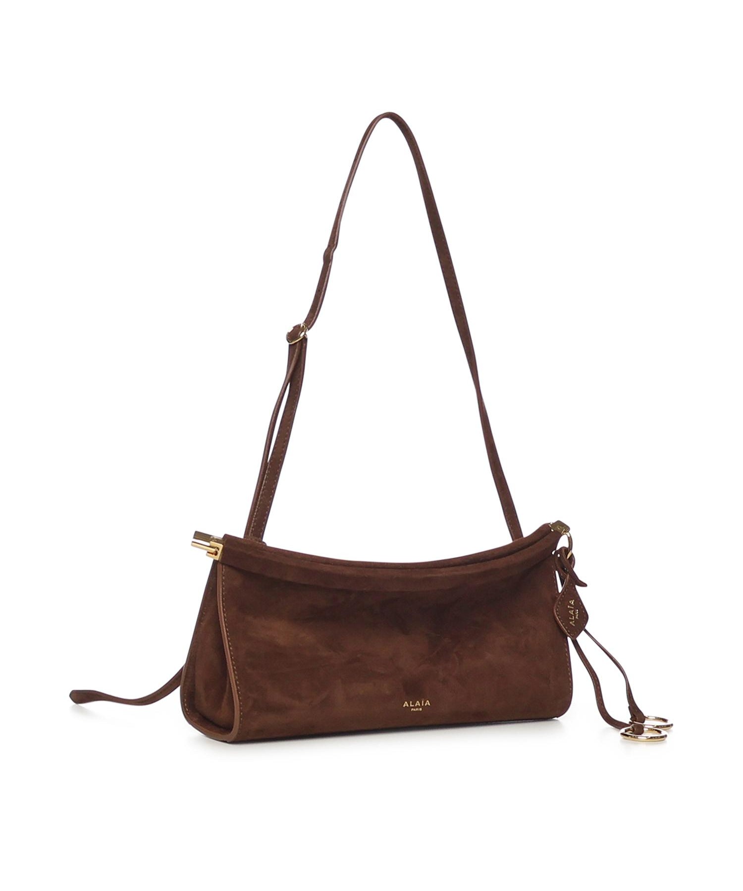Borsa Le Click East West piccola in pelle scamosciata AA1S01426CA328 743 ALAIA 