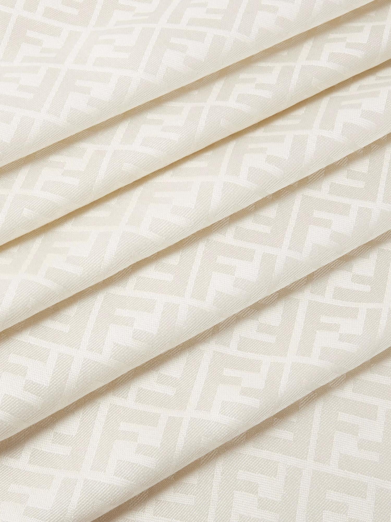 Scialle FF jacquard in seta e lana FXT069 AJW7F0QM0 FENDI 