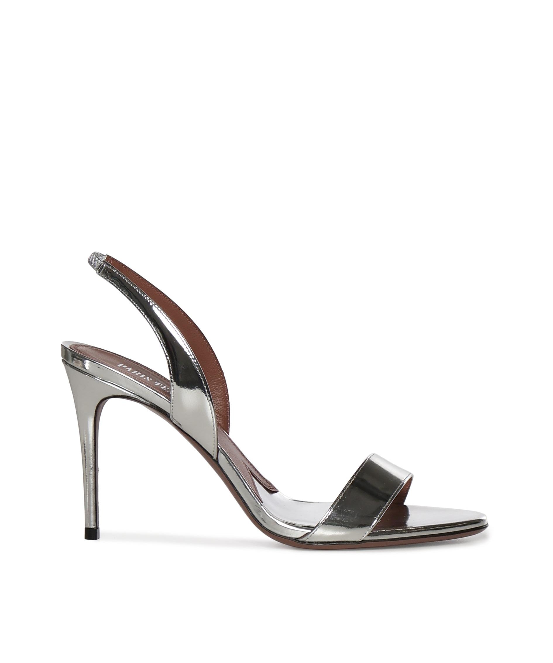 Slingback Vera in pelle specchiata PX1932 XNPMRMIRROR LEATHER SILVER PARIS TEXAS 