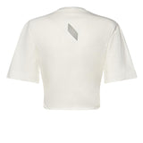 T-shirt cropped in cotone 26SSNTP-0002 BIANCO NINEMINUTES 