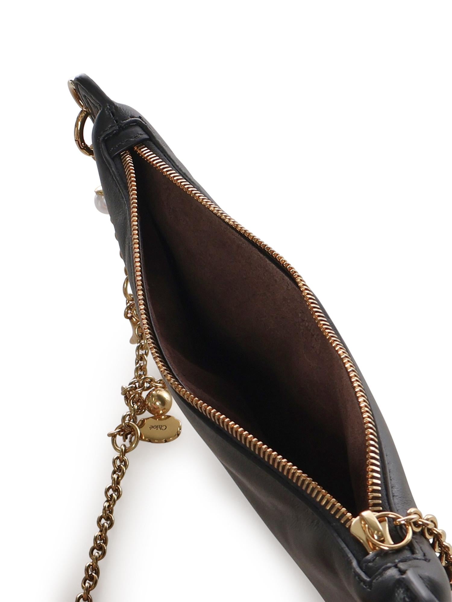 Borsa a spalla mini Chloè Icons in pelle CH25WP124P80 001 CHLOÉ 