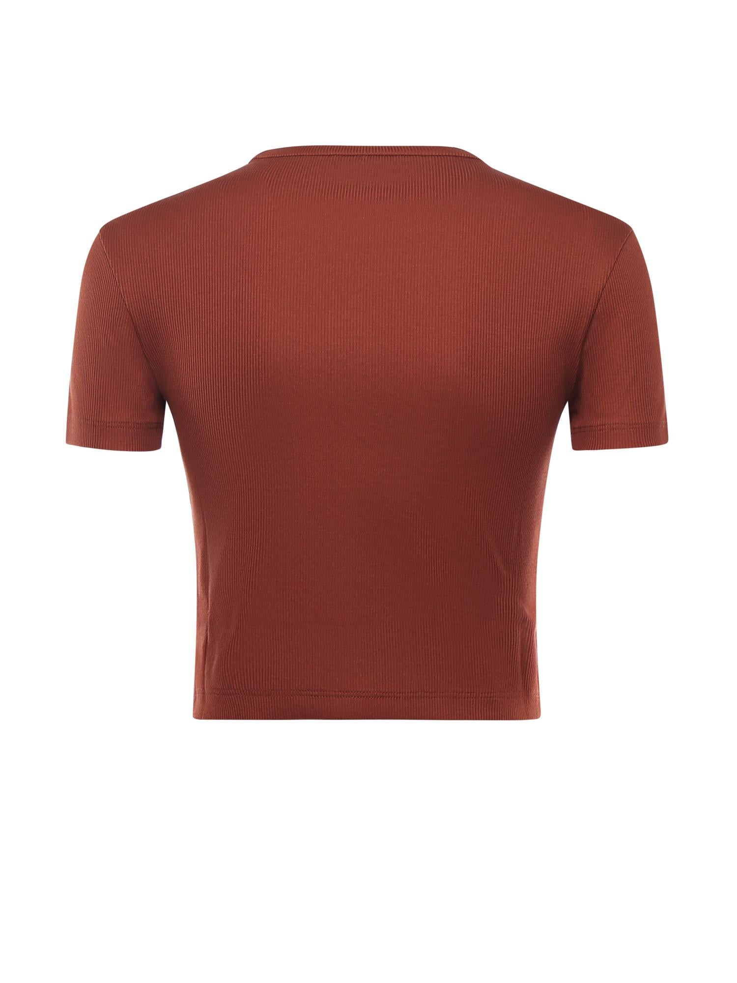 Top cropped in cotone FS8110 ANQMF1T6K FENDI 