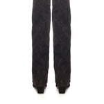 Stivali Jane Fold in pelle scamosciata <BR/> PX1803XV003 EBANO PARIS TEXAS 