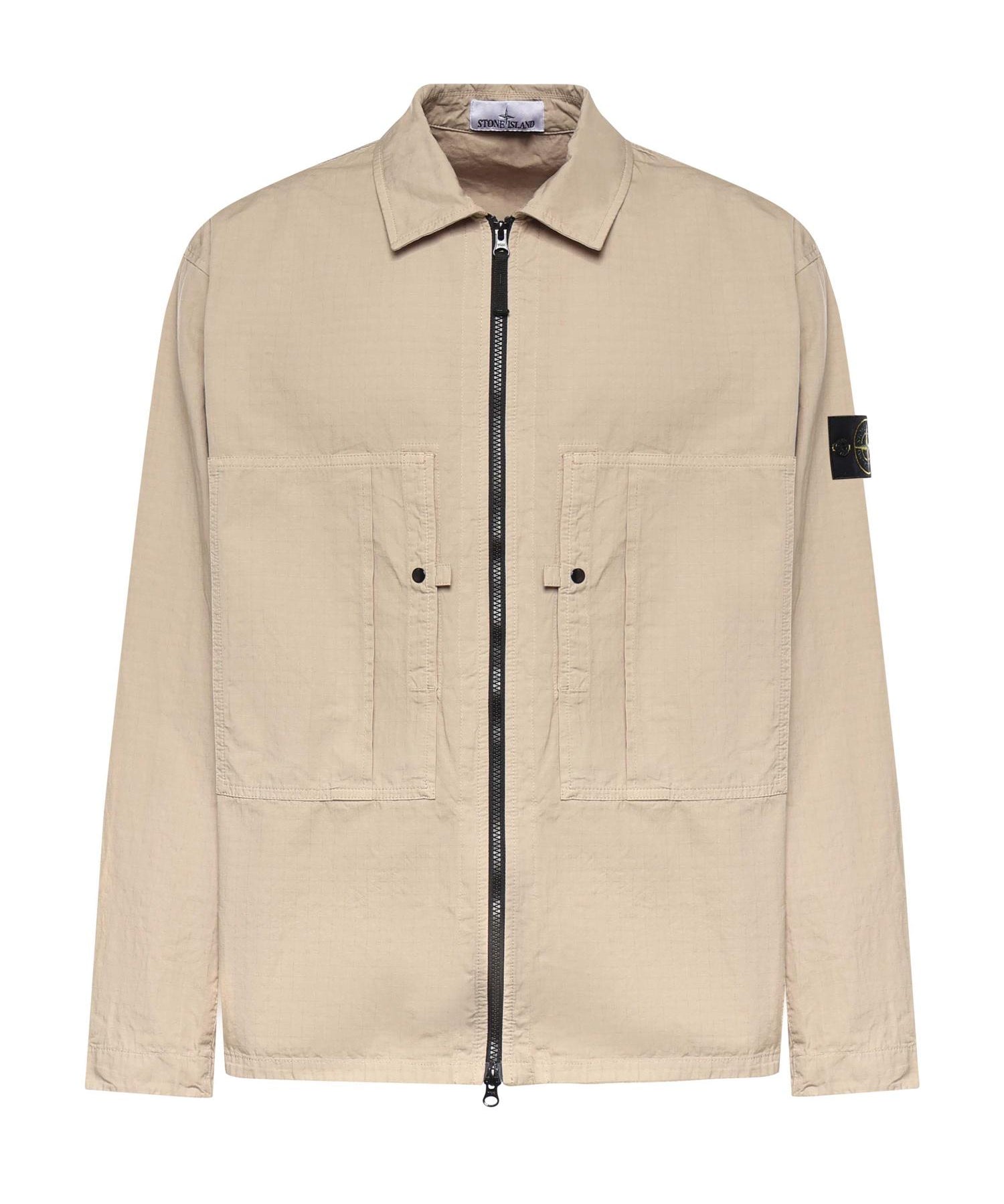 Overshirt in cotone con logo L1S151200005 S0298V009A STONE ISLAND 