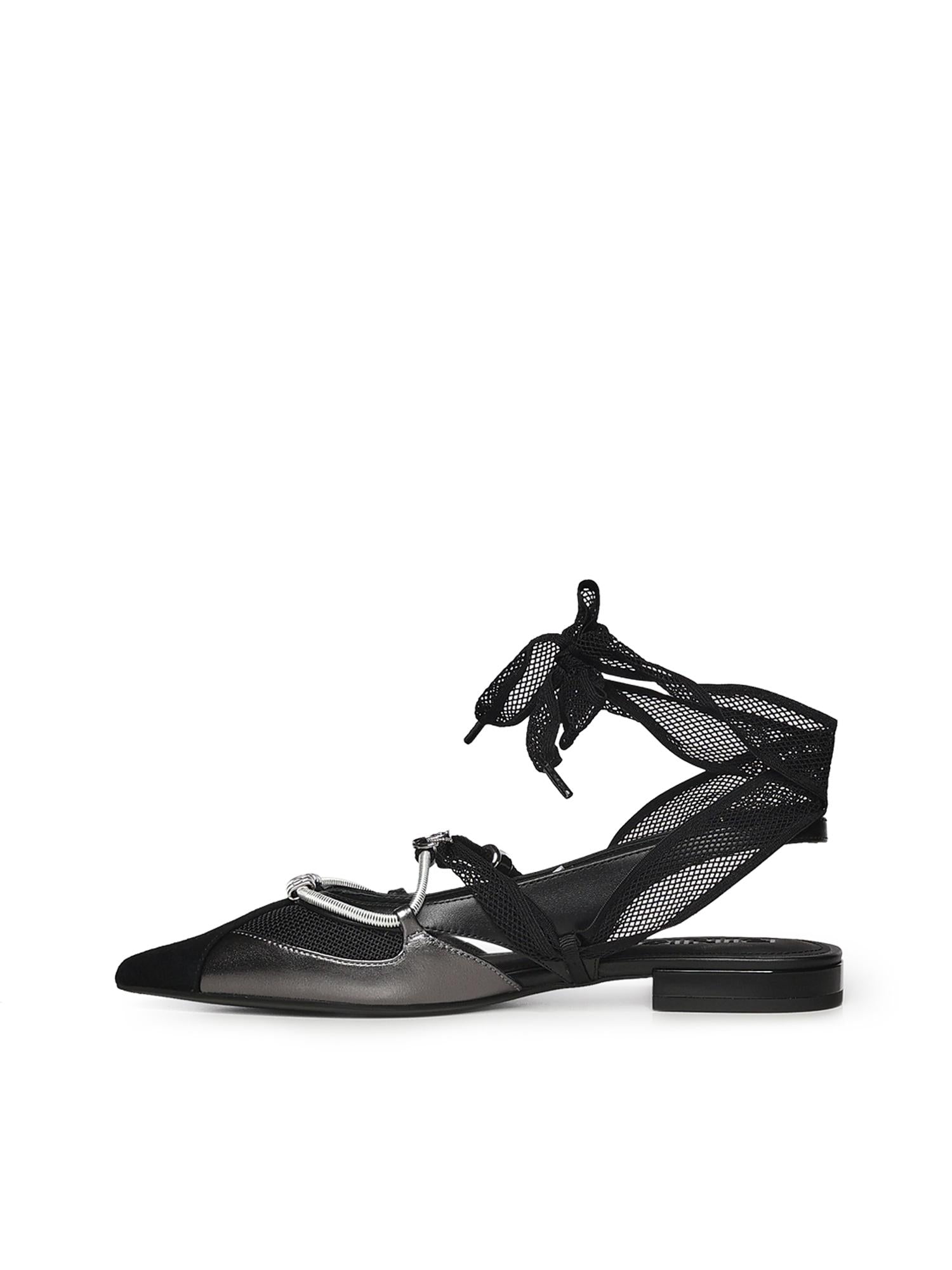 Ballerine slingback con lacci SD0547 9003Z99 PINKO 