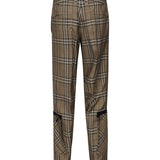 Pantaloni cargo in misto seta Check 8108349 C1846 BURBERRY 