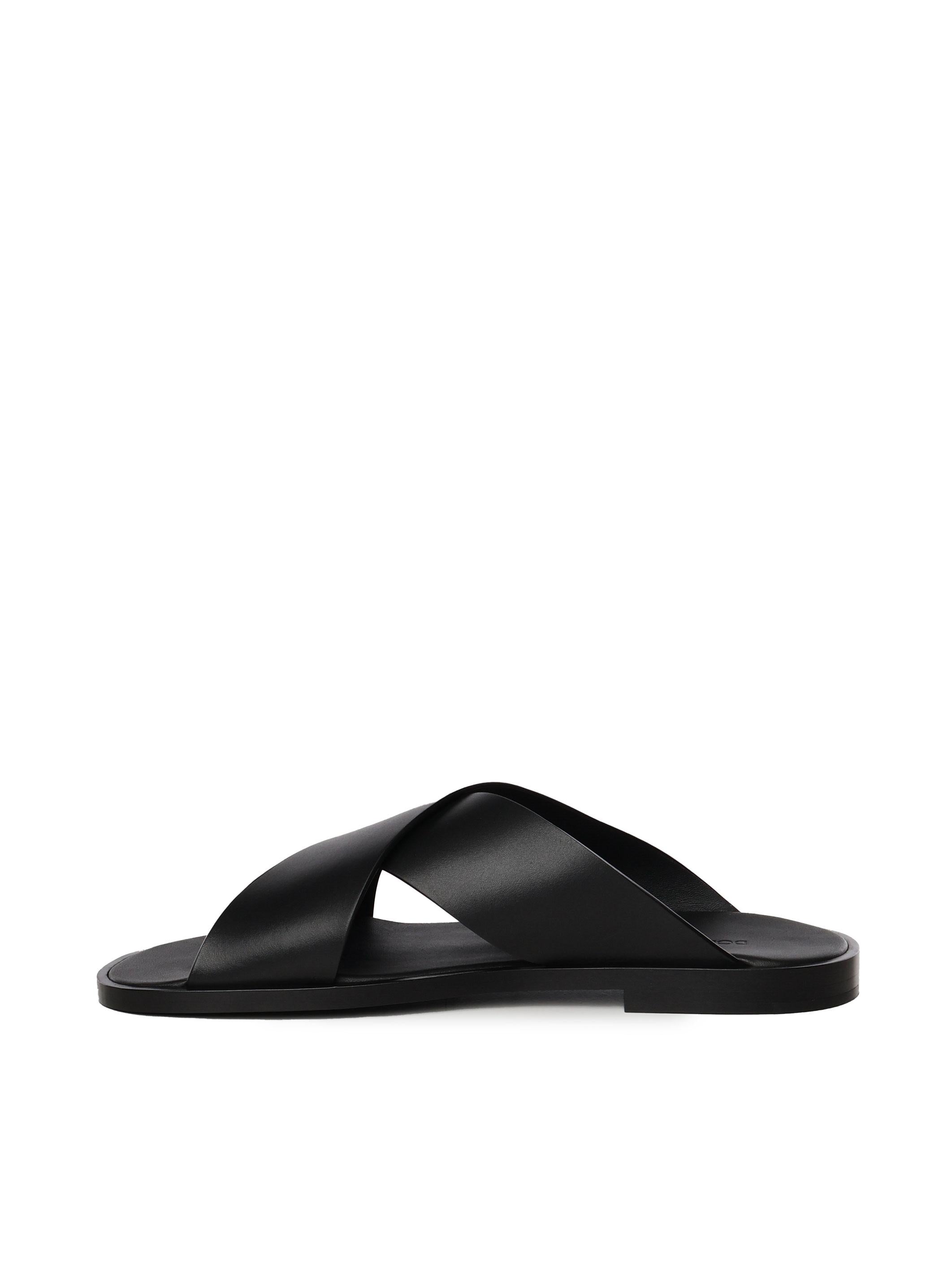 Sandalo in pelle di vitello A80440 AO60280999 DOLCE & GABBANA 