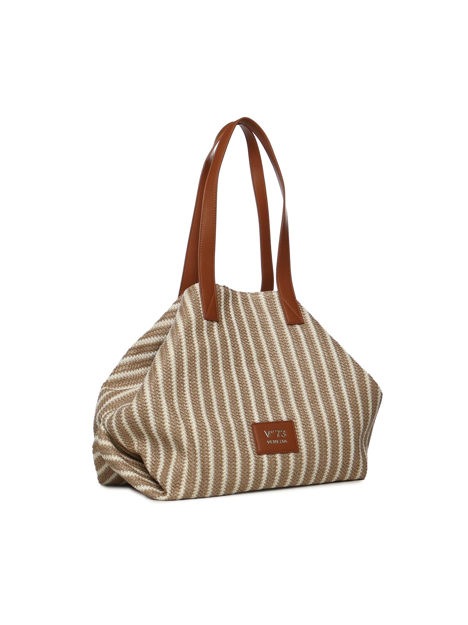 Borsa a spalla con logo 73BS9N701P KARINACUOIO/MULTICOLOR V° 73 