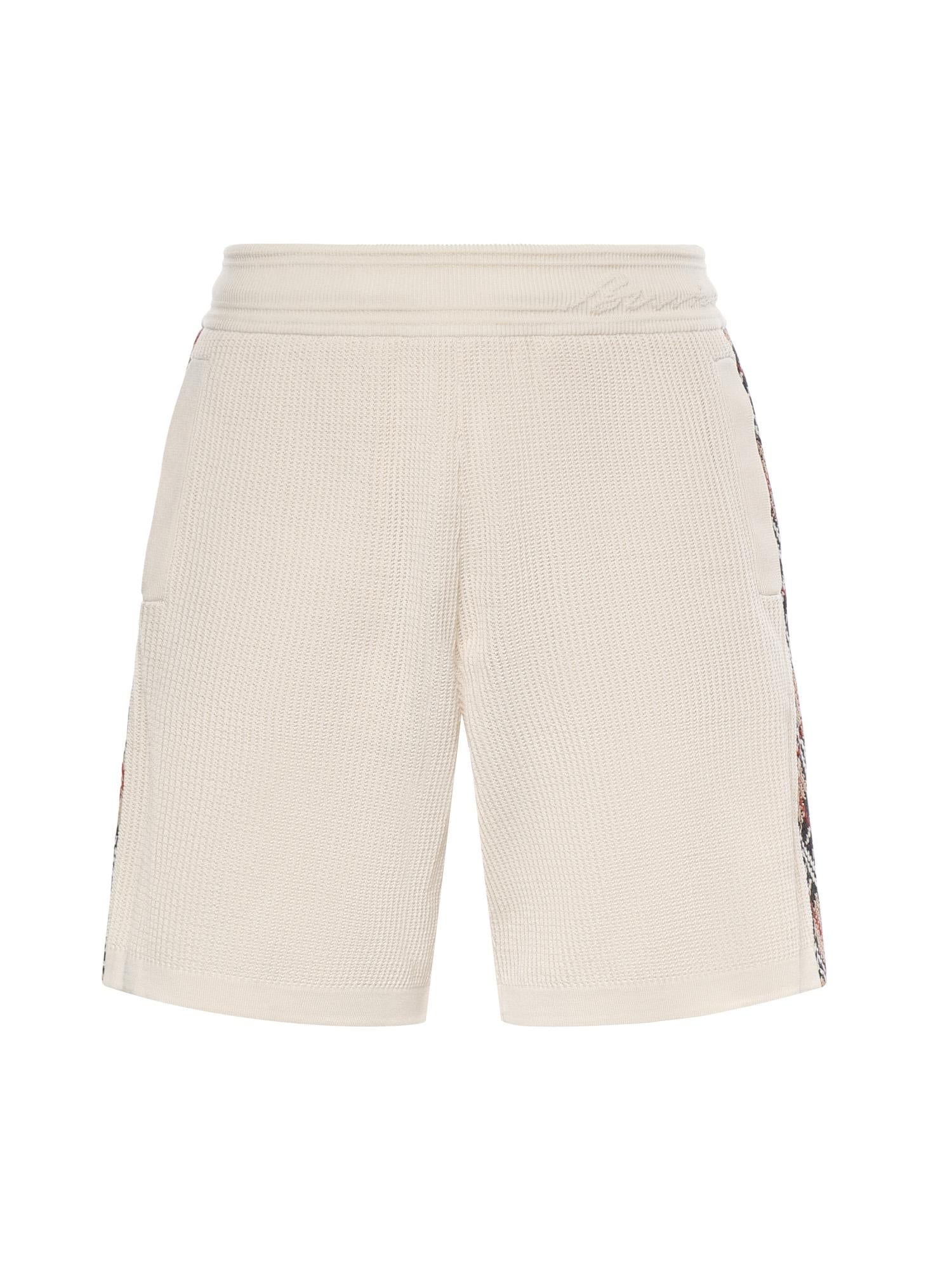 Shorts in cotone con finiture Check 8122350 C5121 BURBERRY 