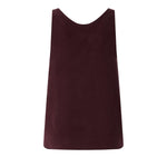 Top a canotta in seta sand wash 104670 A2T7RR7 PINKO 