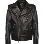 Giubbotto Push in pelle PUSH IT PYTHONNERO GIULIANO GALIANO 