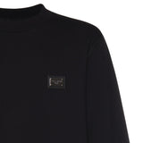 Felpa con placca logo in cotone G9ABJT G7P1CN0000 DOLCE & GABBANA 