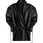 Giacca in ecopelle martellata 25PRNCP-0024  NINEMINUTES 