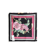 Foulard in twill di seta stampa Rose FN092R GDCUJHD5JA DOLCE & GABBANA 