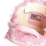 Borsa Colette in lino con logo COL0018 00142L MC2 SAINT BARTH 