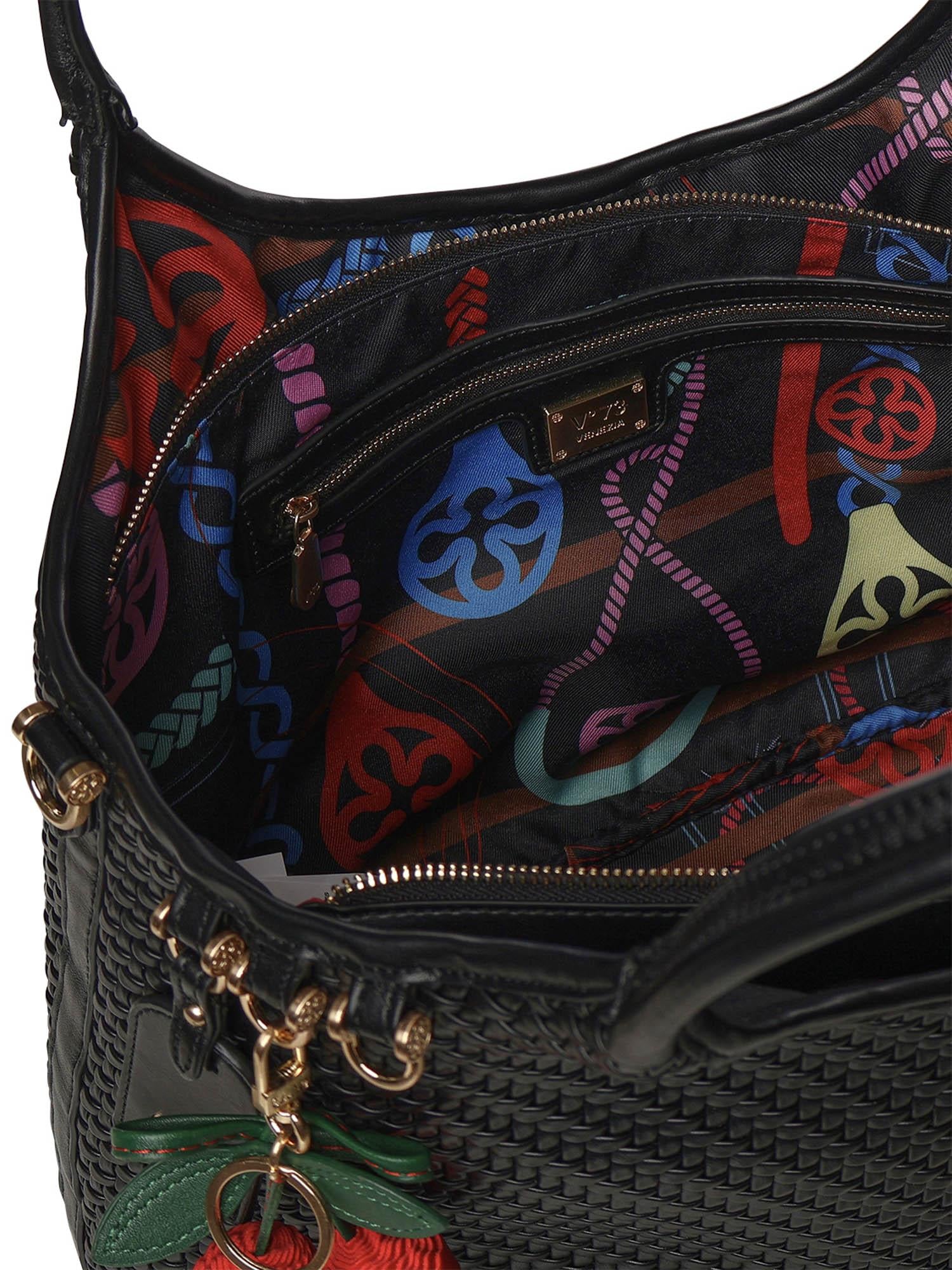 Borsa Zelda in pelle 73BS9O601 ZELDANERO V° 73 