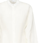 Camicia arrotondata in misto lino AA9C0988W069B 000 ALAIA 