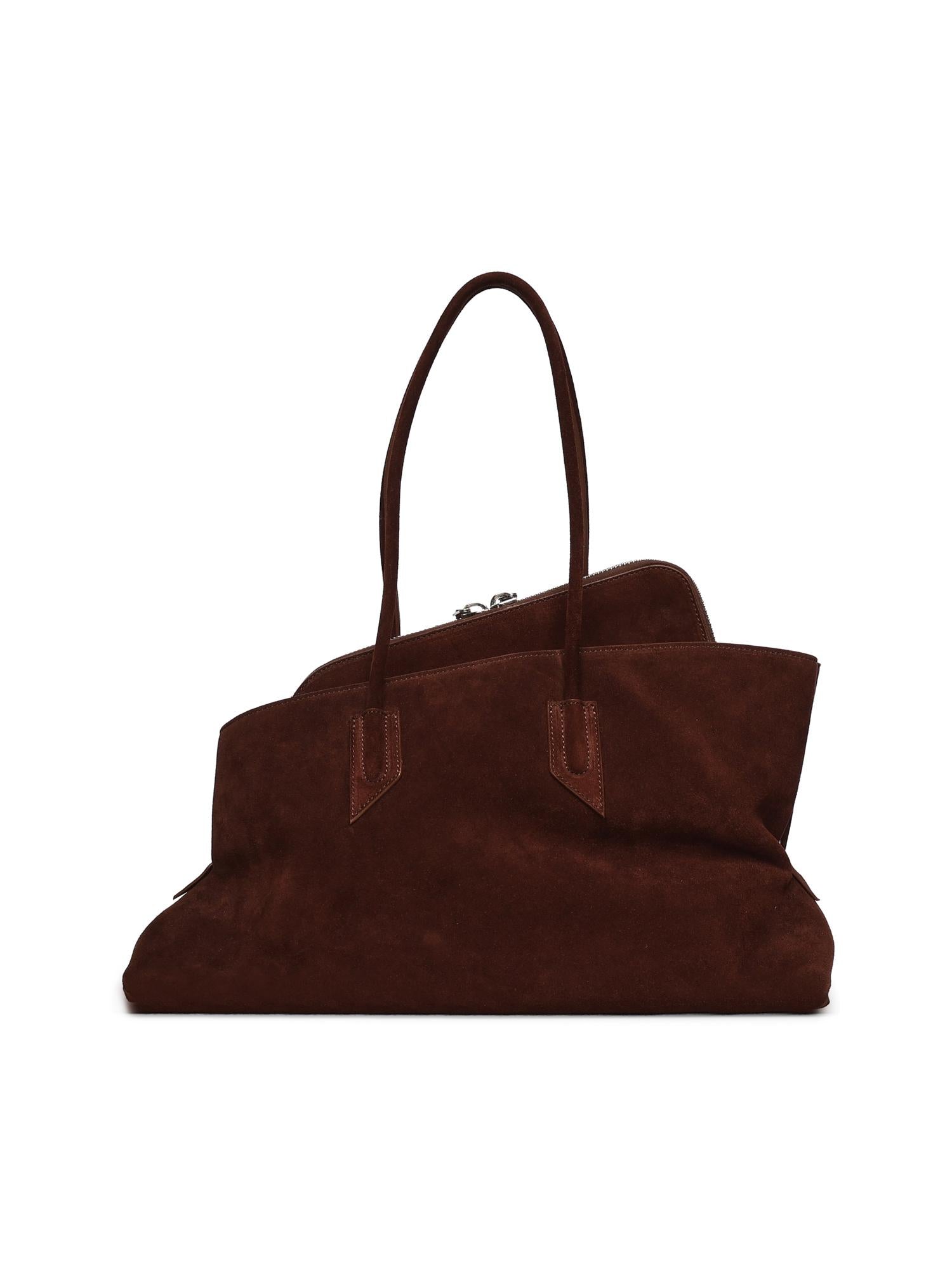 Borsa La Passeggiata Medium in suede 250WAH00054 LBT007AA850 THE Attico 