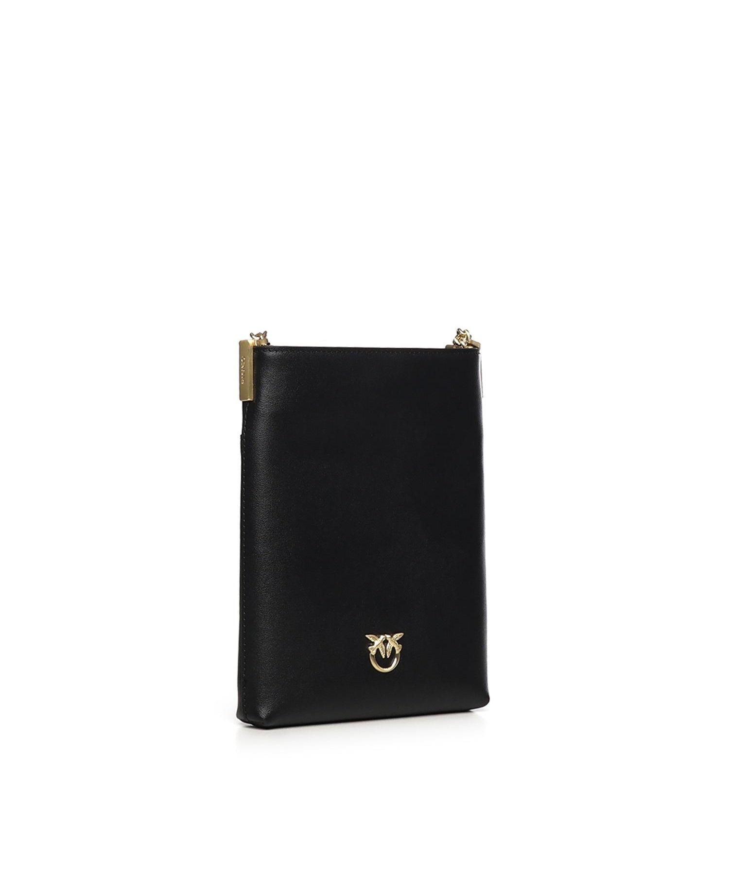 Borsa a tracolla con logo 105352 A0QOZ99V PINKO 