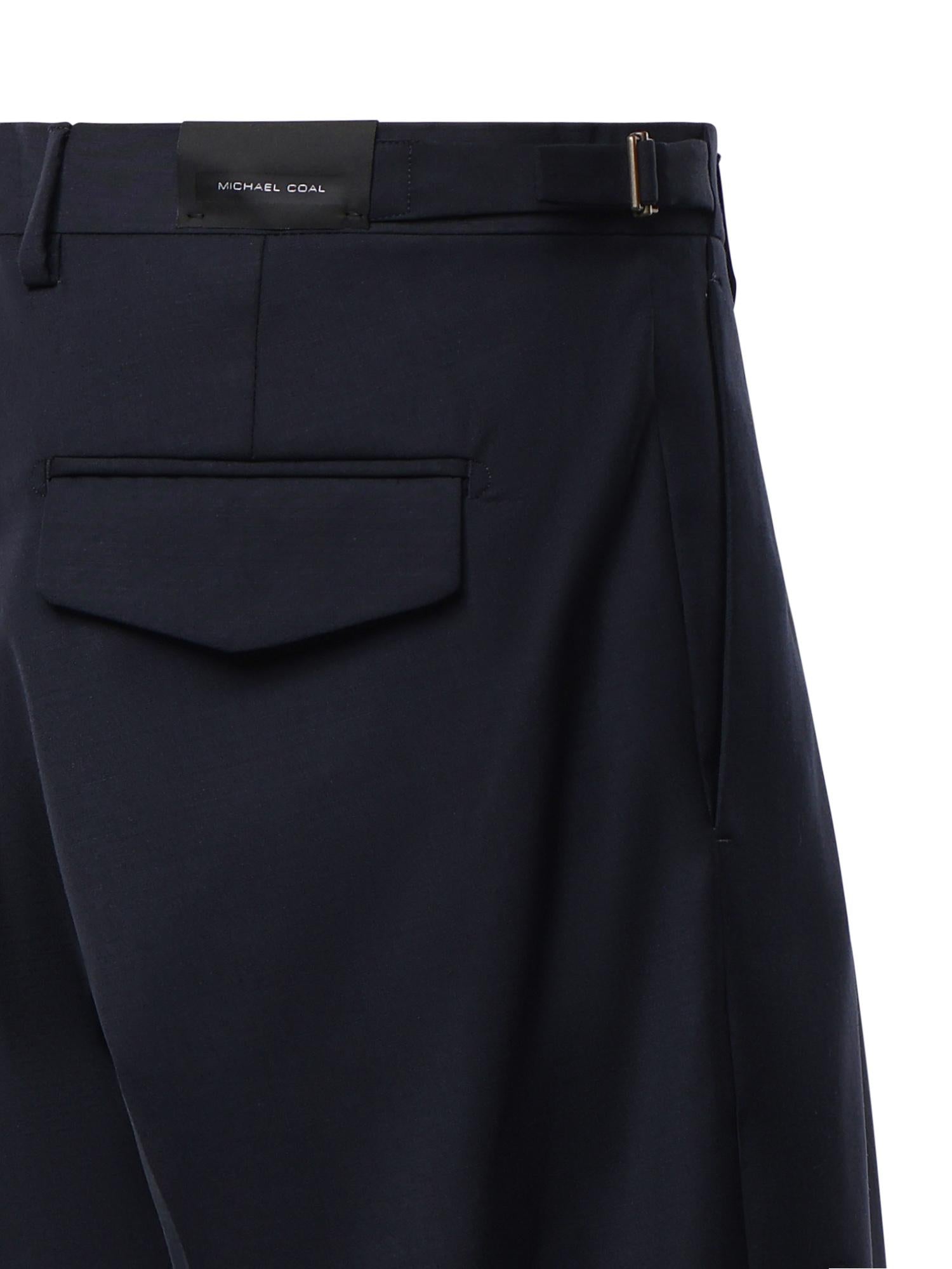 Bermuda Jessie in misto lana<BR/> MCJES3687S26B 016 MICHAEL COAL 
