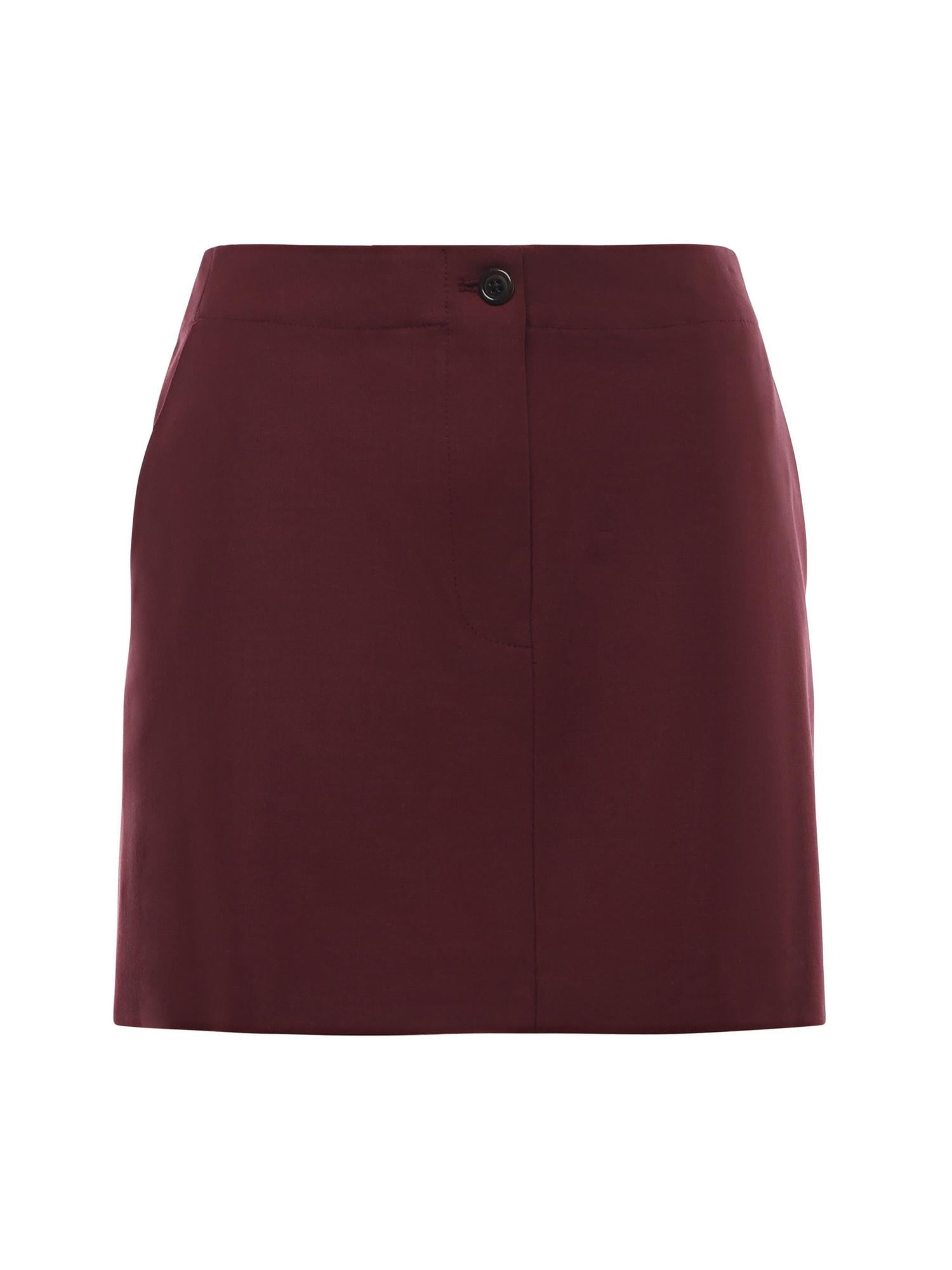 Minigonna taglio chino DN6266 ROUGE NOIRE OTTOD'AME 