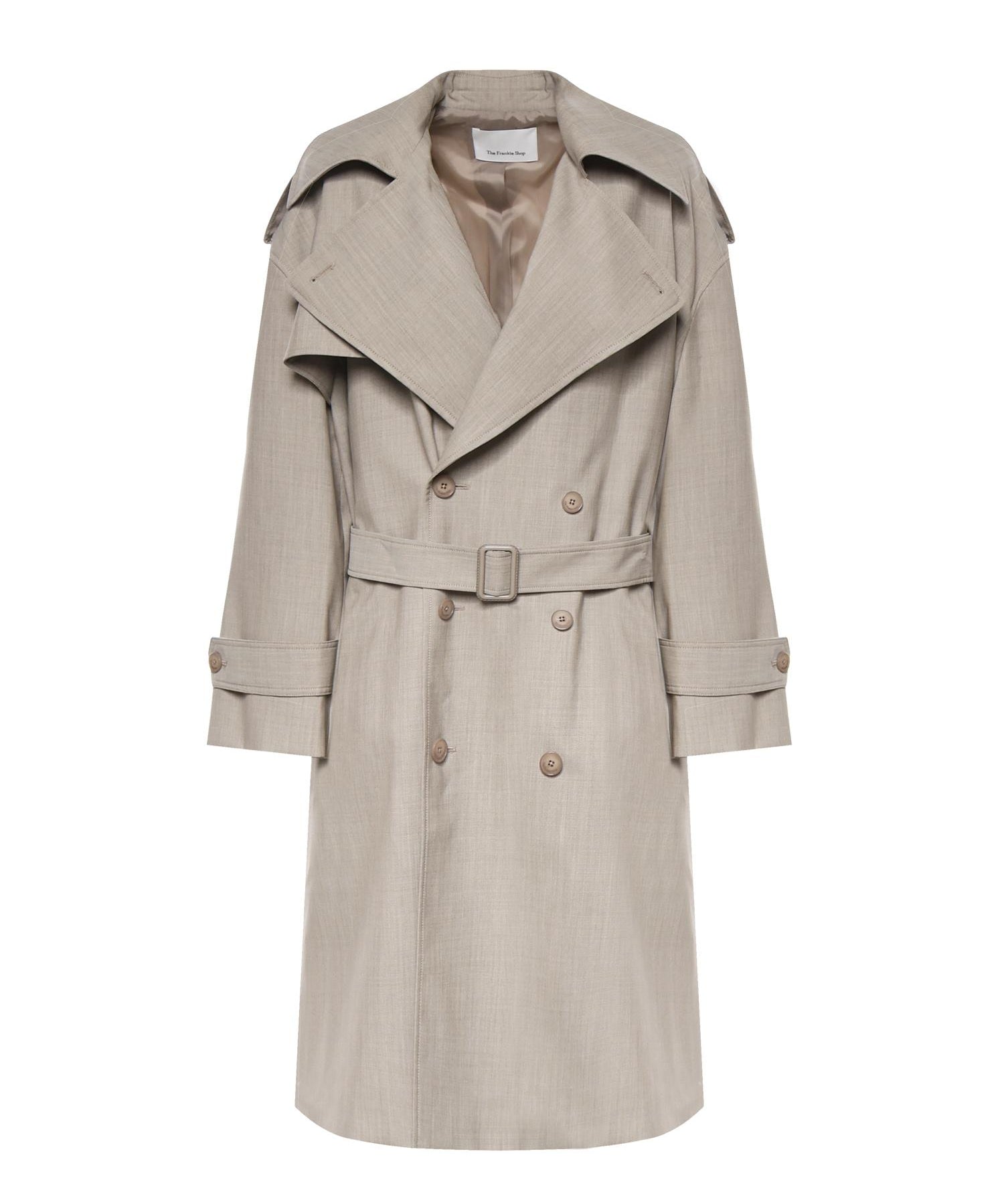 Trench Dursley in lana<BR/> TRFS22023276  THE FRANKIE SHOP 