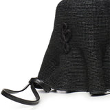 Borsa a spalla reversibile HatBag in rafia BBCT033SS26  RUSLAN BAGINSKIY 