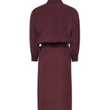 Abito midi in viscosa 106281 A33HRR7 PINKO 